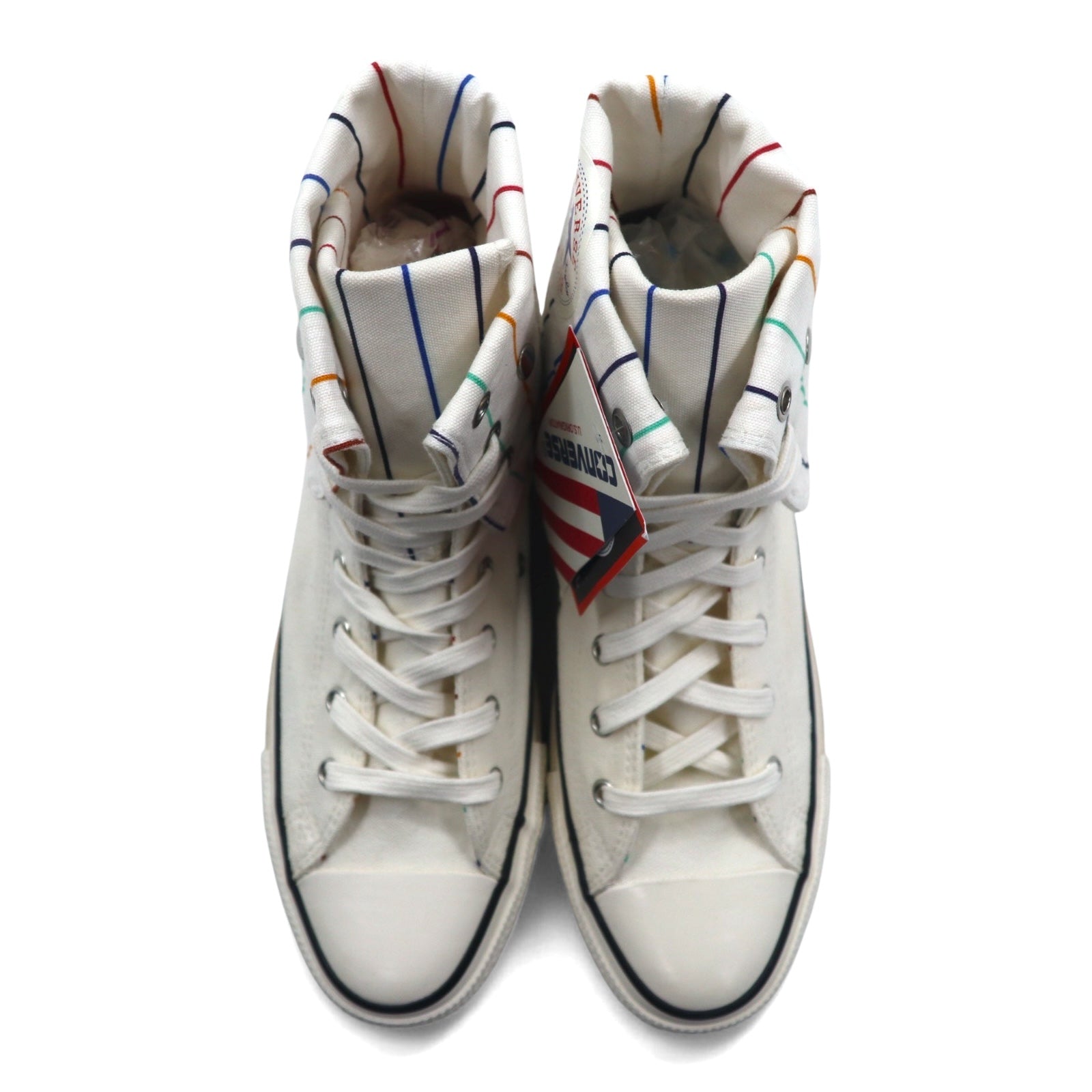 CONVERSE USA U.S.ORIGINATOR ALL STAR US KNEE-Hi sneakers 25.5cm bianco 1CL799 Nuovo