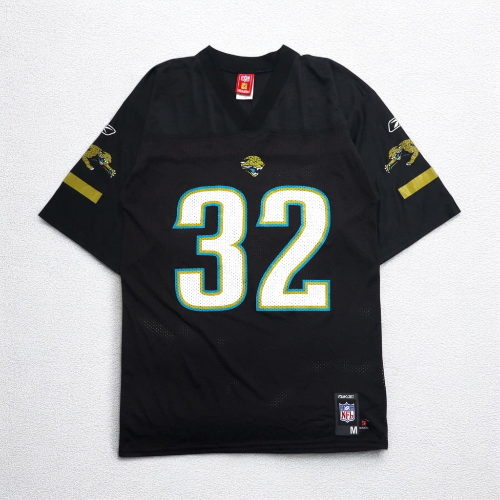 Reebok Maglia da gioco NFL PLAYERS Uniforme da football americano M Nera Maglia Numerata