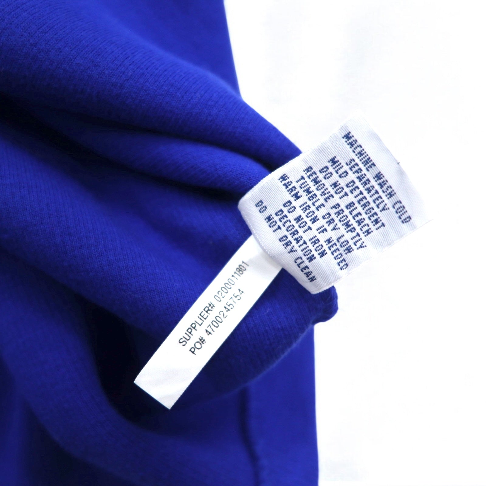 POLO RALPH LAUREN felpa con mezza zip, taglia L, blu, in cotone, con ricamo piccolo pony