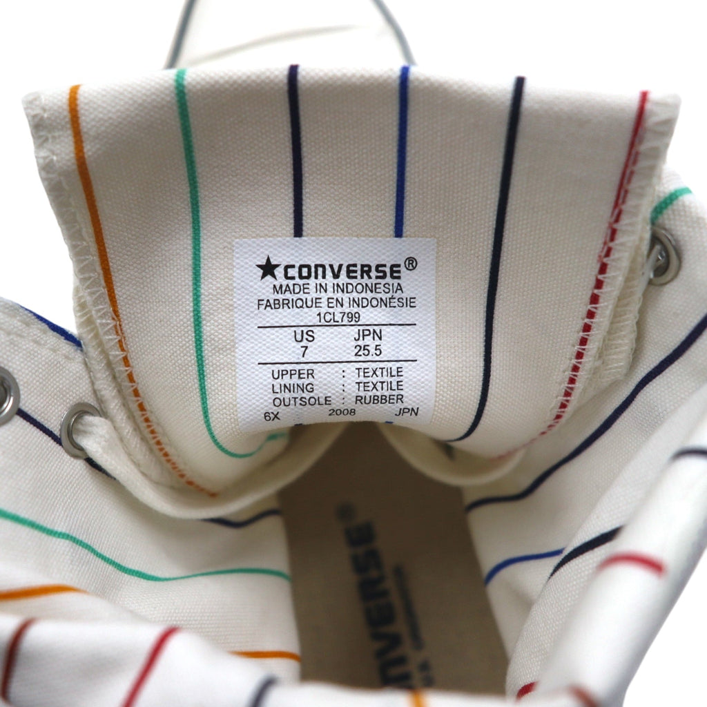 CONVERSE USA U.S.ORIGINATOR ALL STAR US KNEE-Hi sneakers 25.5cm bianco 1CL799 Nuovo