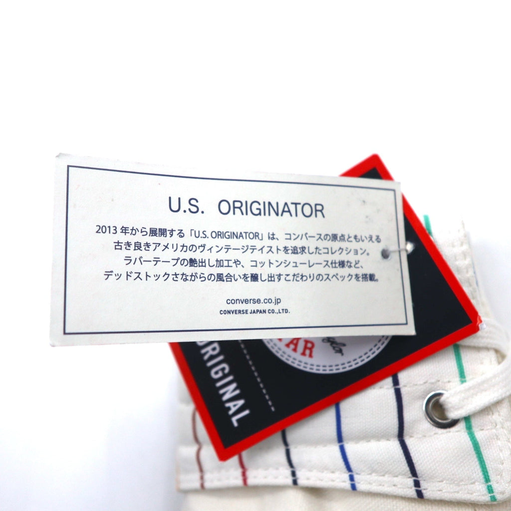 CONVERSE USA U.S.ORIGINATOR ALL STAR US KNEE-Hi sneakers 25.5cm bianco 1CL799 Nuovo
