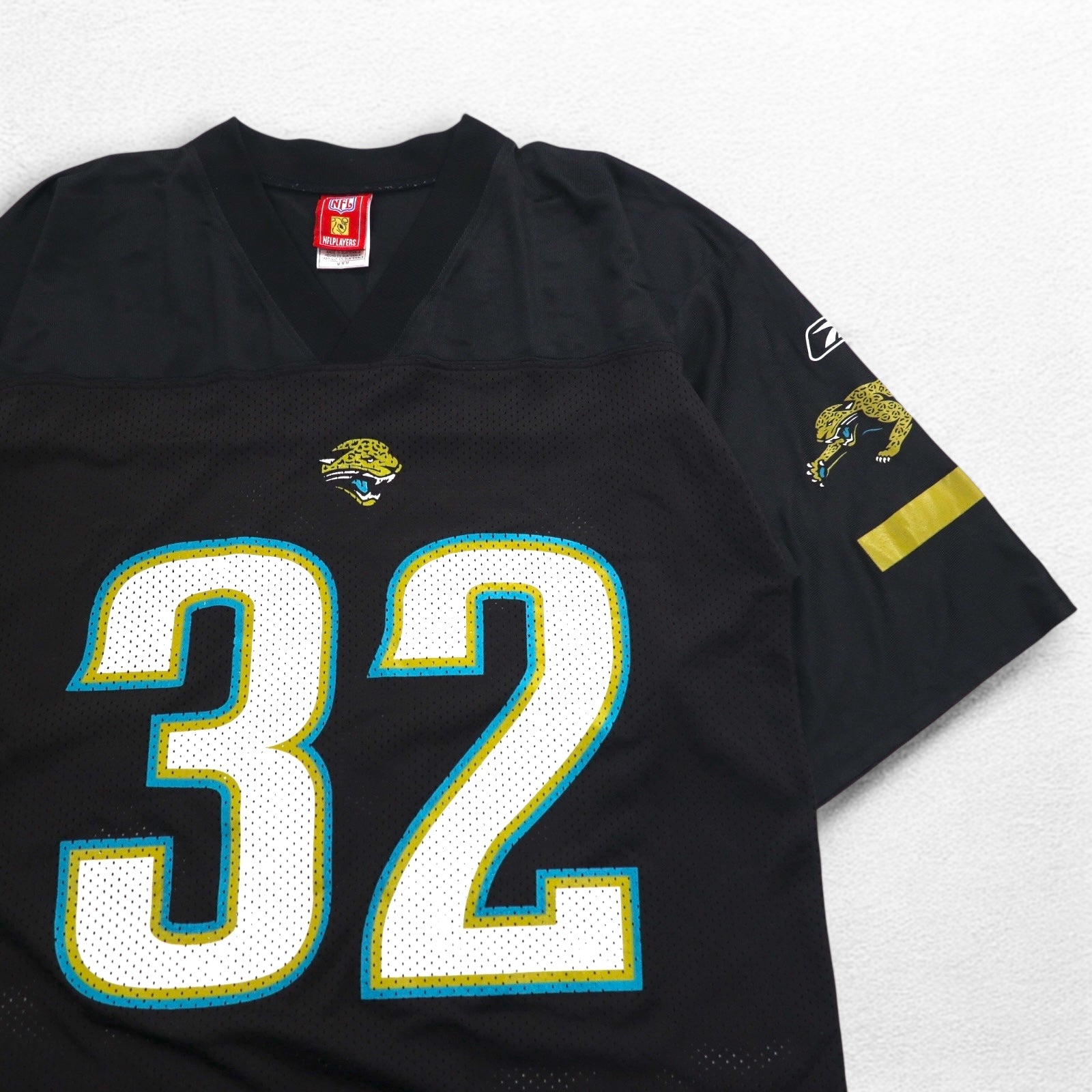 Reebok Maglia da gioco NFL PLAYERS Uniforme da football americano M Nera Maglia Numerata