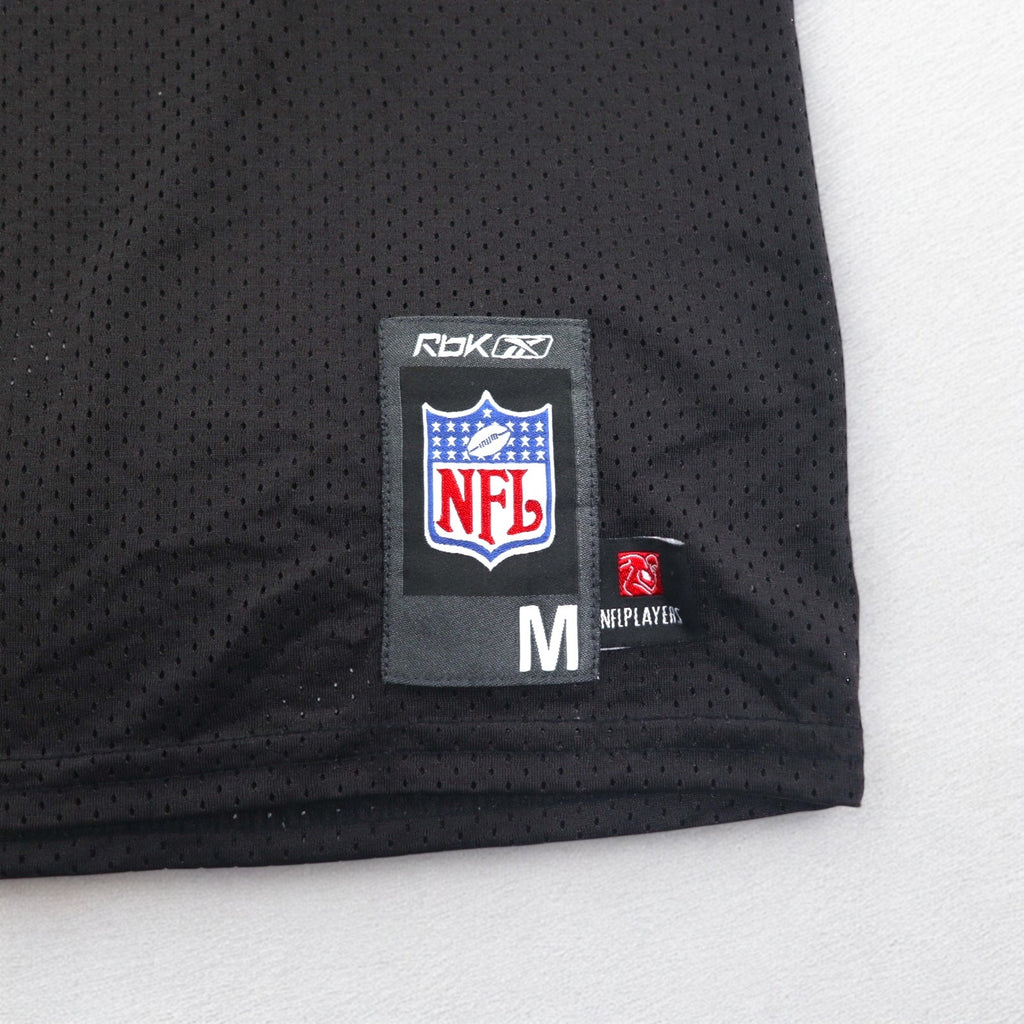 Reebok Maglia da gioco NFL PLAYERS Uniforme da football americano M Nera Maglia Numerata