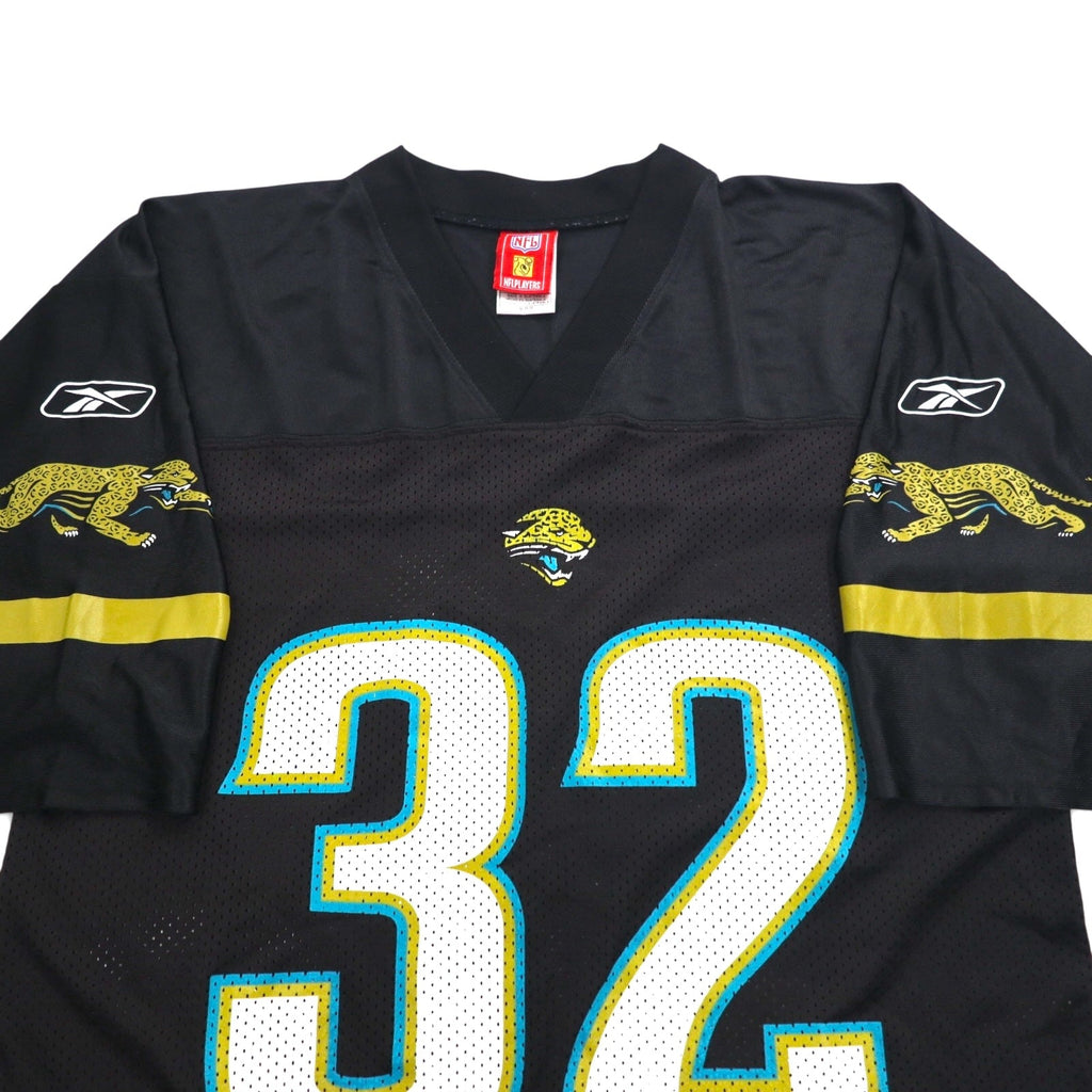 Reebok Maglia da gioco NFL PLAYERS Uniforme da football americano M Nera Maglia Numerata