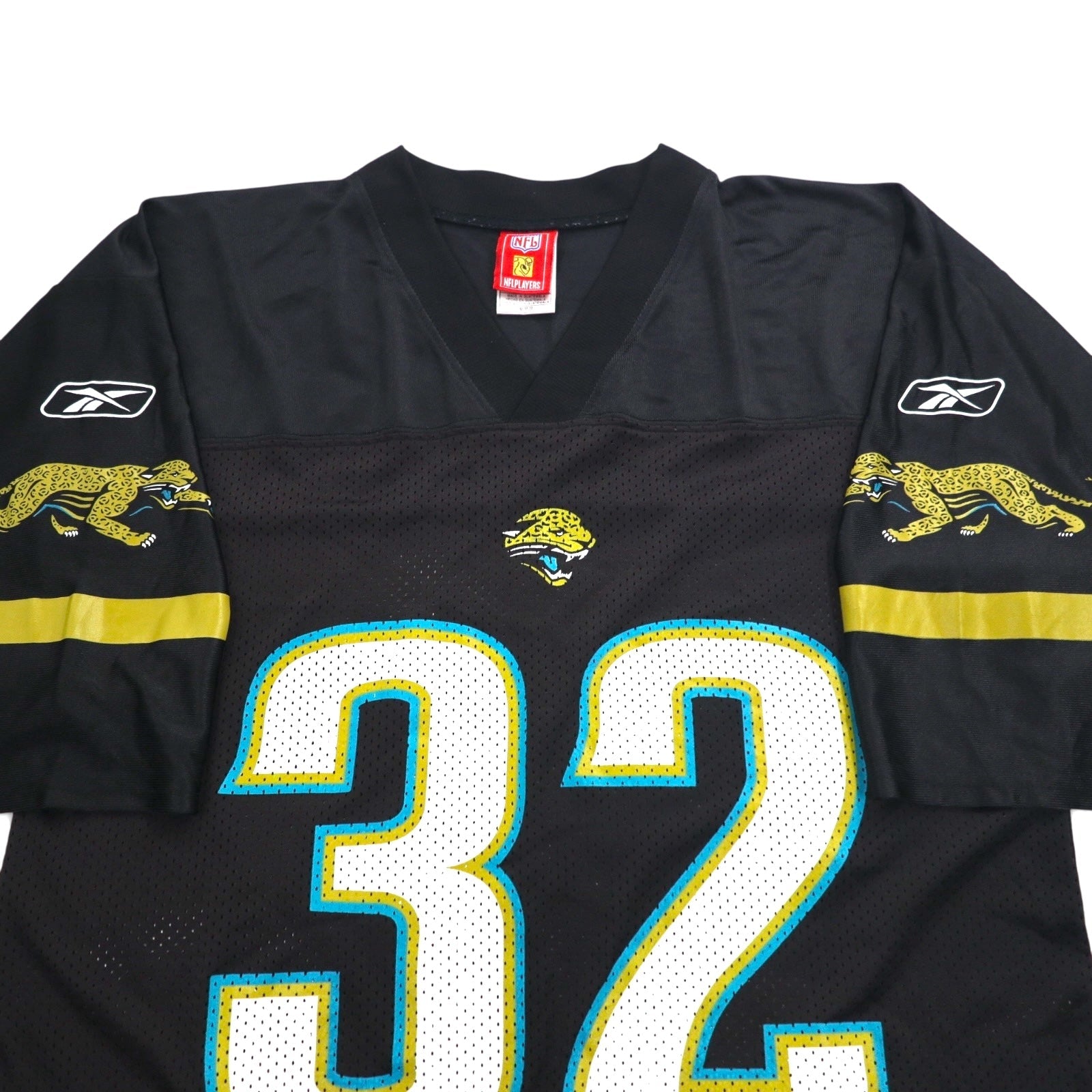 Reebok Maglia da gioco NFL PLAYERS Uniforme da football americano M Nera Maglia Numerata