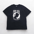 POW MIA Anni '80 Made in USA Cucitura singola T-shirt L Nera Militare Guerra del Vietnam ROTHCO