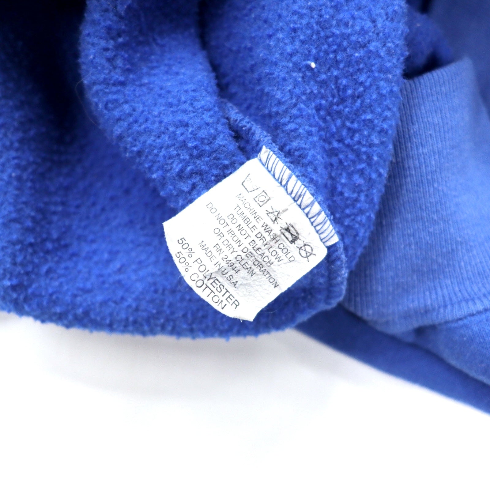 Dodger Made in USA anni '90 Felpa girocollo stampata college L Grigio Blu Cotone ST. FRANCIS