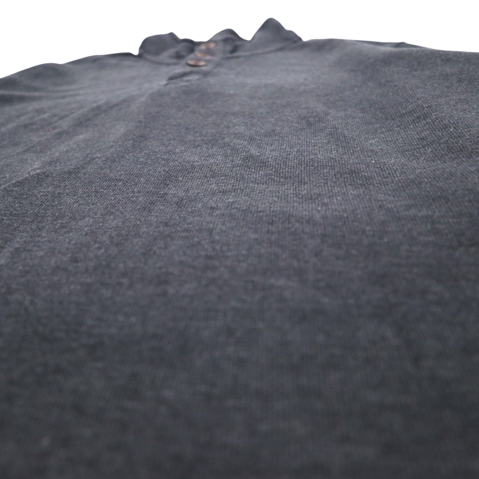 Felpa Eddie Bauer a mezza abbottonatura XL grigio cotone