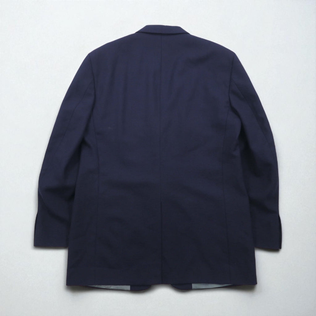 STAFFORD Blazer Blu Navy 2 Bottoni Giacca L Bottoni Dorati