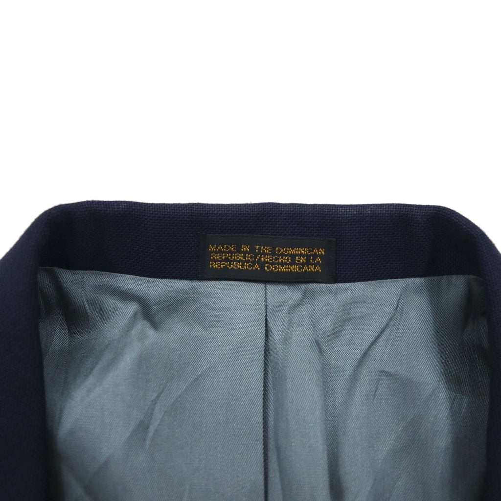 STAFFORD Blazer Blu Navy 2 Bottoni Giacca L Bottoni Dorati