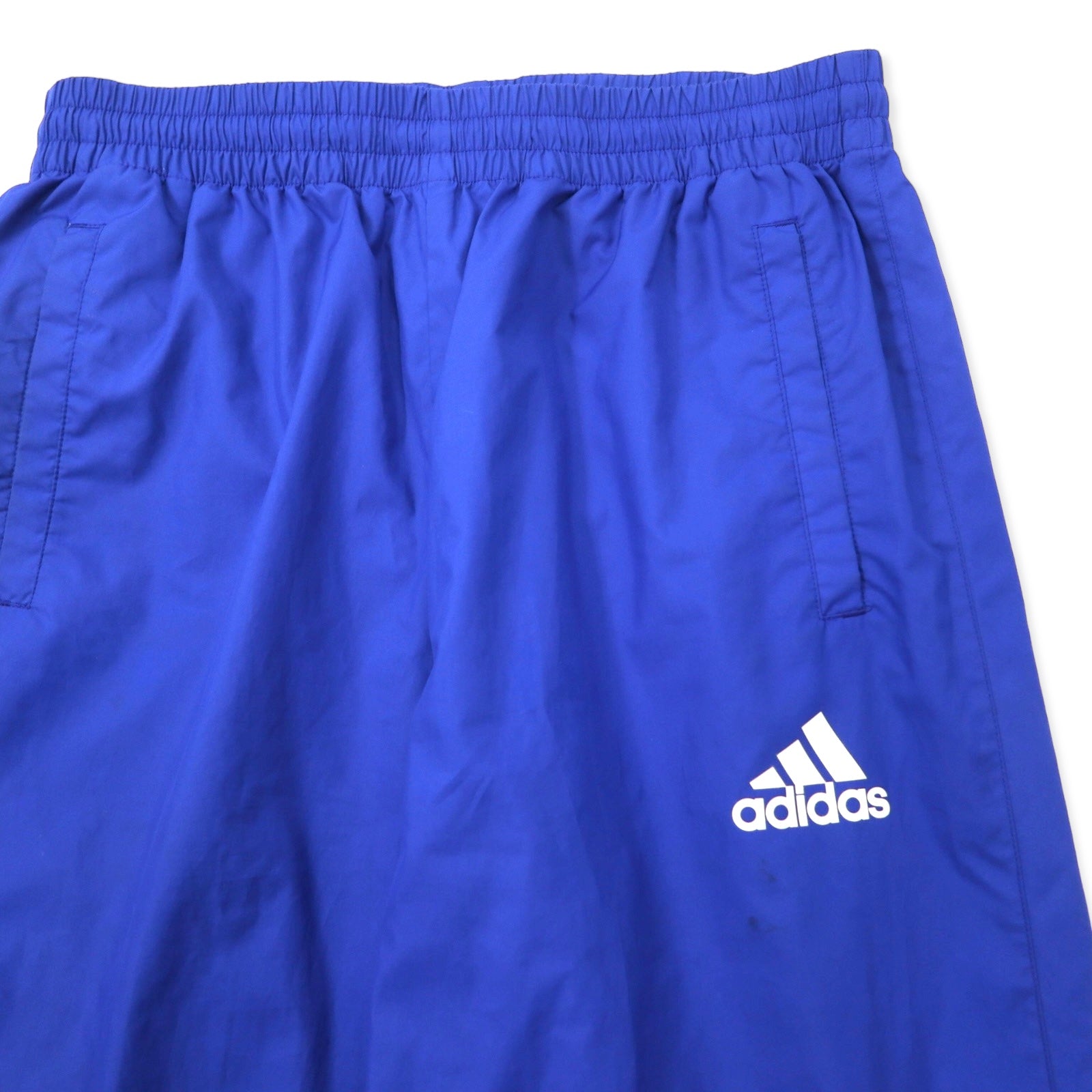 adidas pantaloni della tuta anni 2000, taglia M, blu, in poliestere, 3 strisce