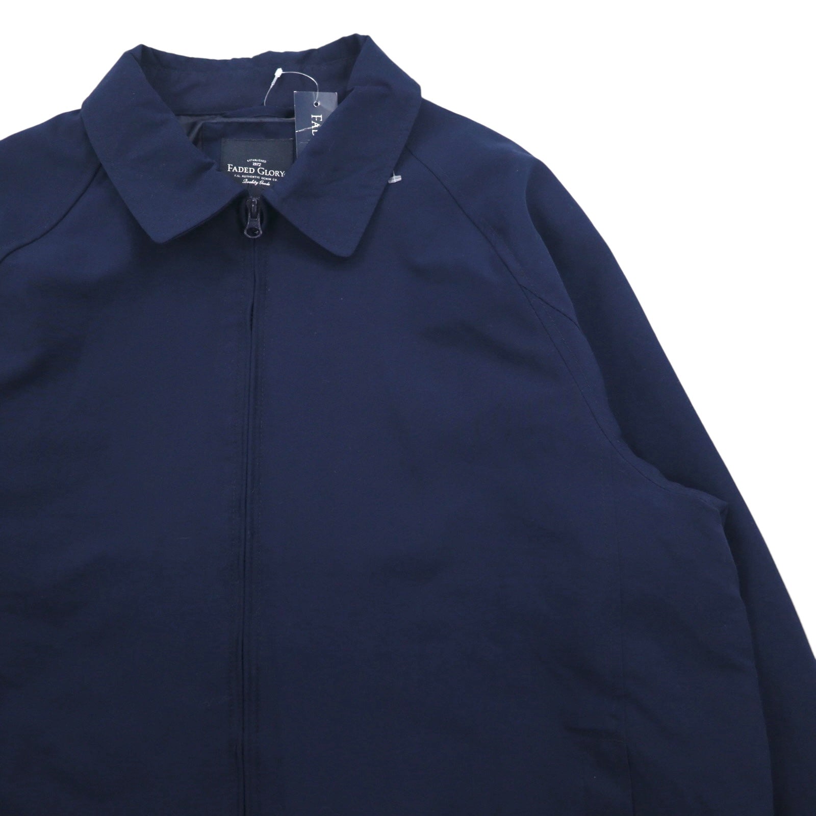 FADED GLORY Giacca Harrington swingtop L blu marino poliestere Nuovo con etichette