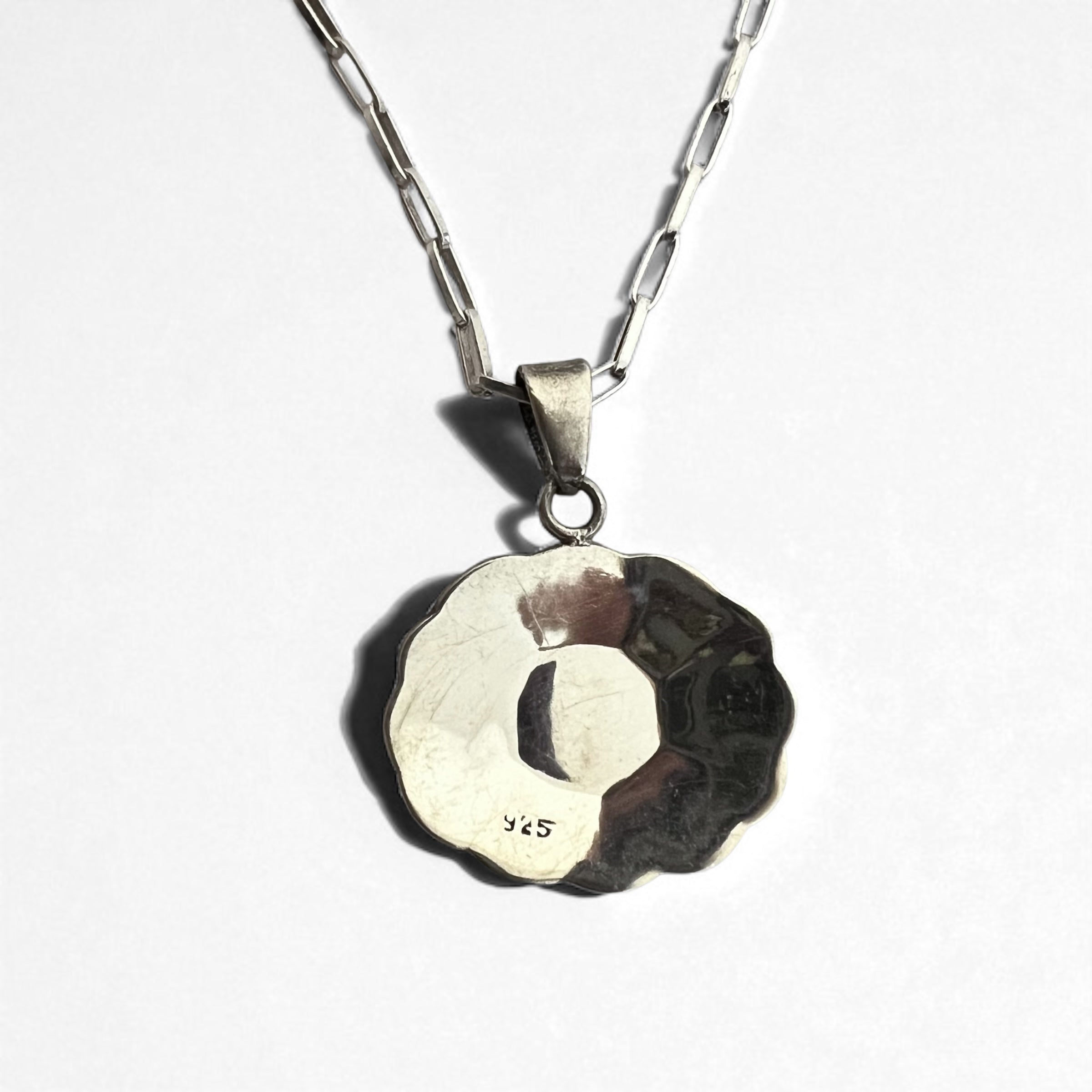 Hopi Vintage Indian Jewelry Necklace - Collana Hopi tribale in argento 925 con sole e gioielli indiani