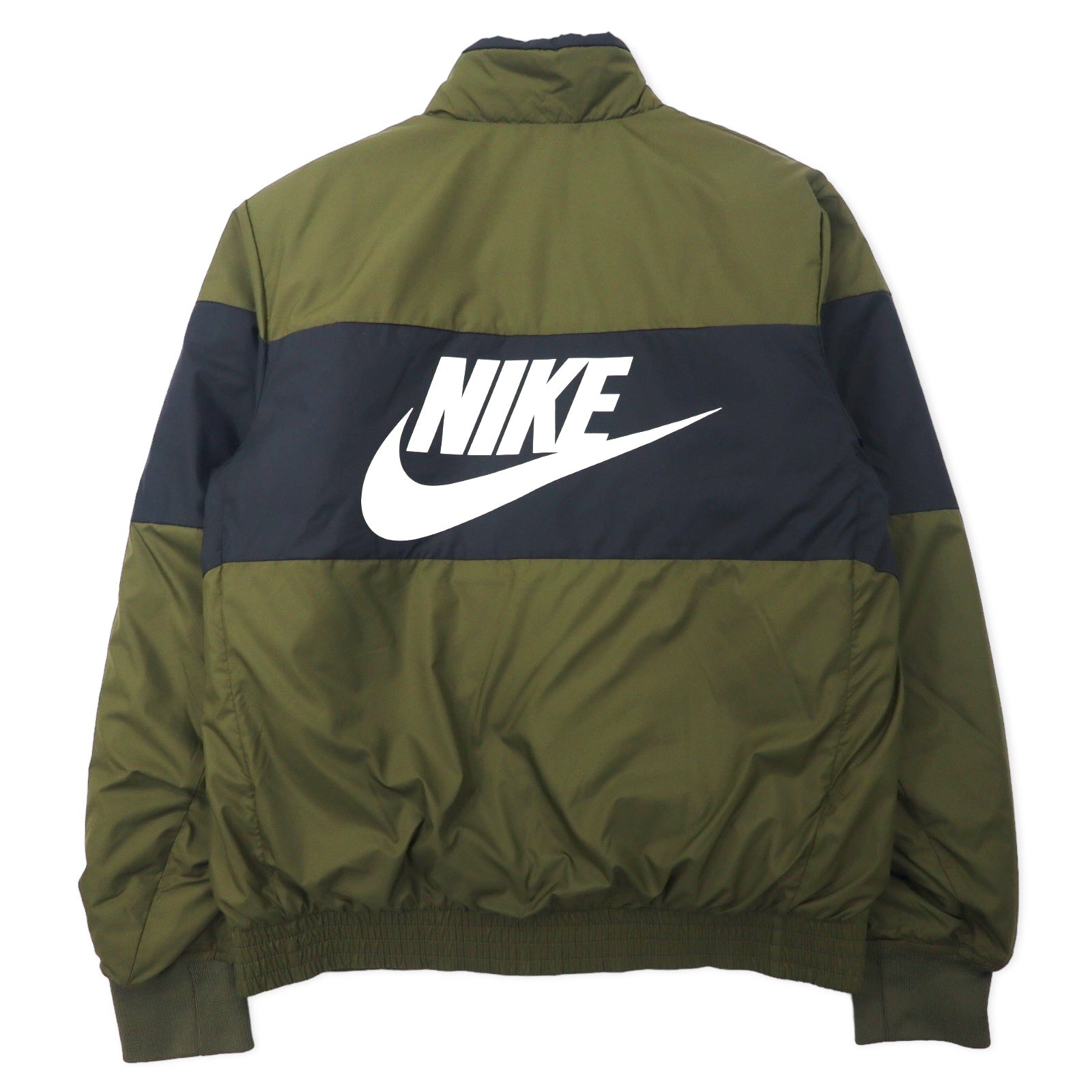 NIKE Giacca bomber imbottita con riempimento sintetico M Cachi Poliestere Logo Swoosh NSW SYNTHETIC FILL FZ CD9235-395