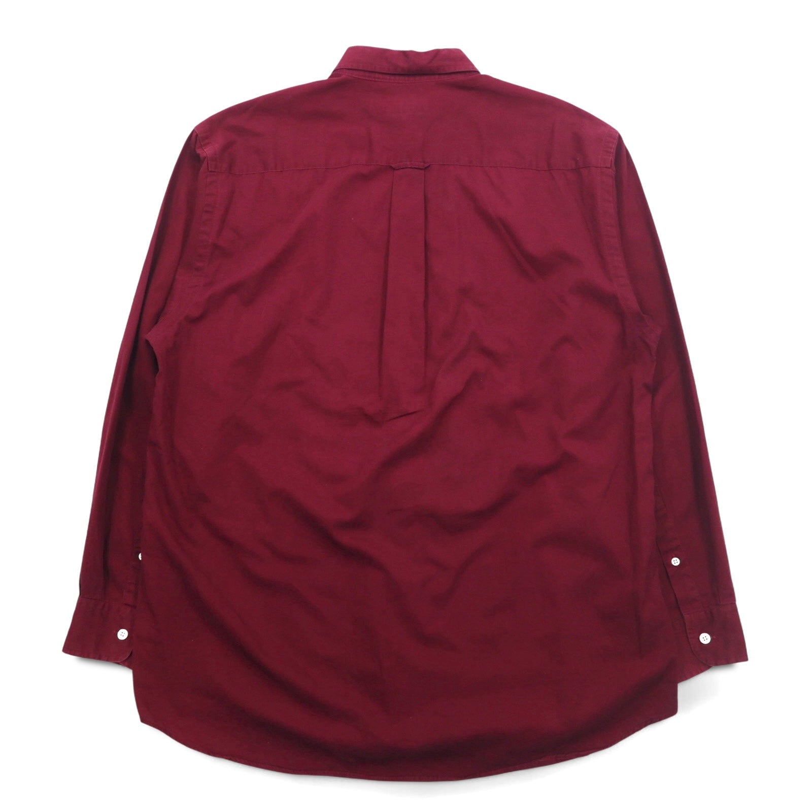 Nautica anni '90 camicia button-down XL bordeaux cotone made in Jamaica