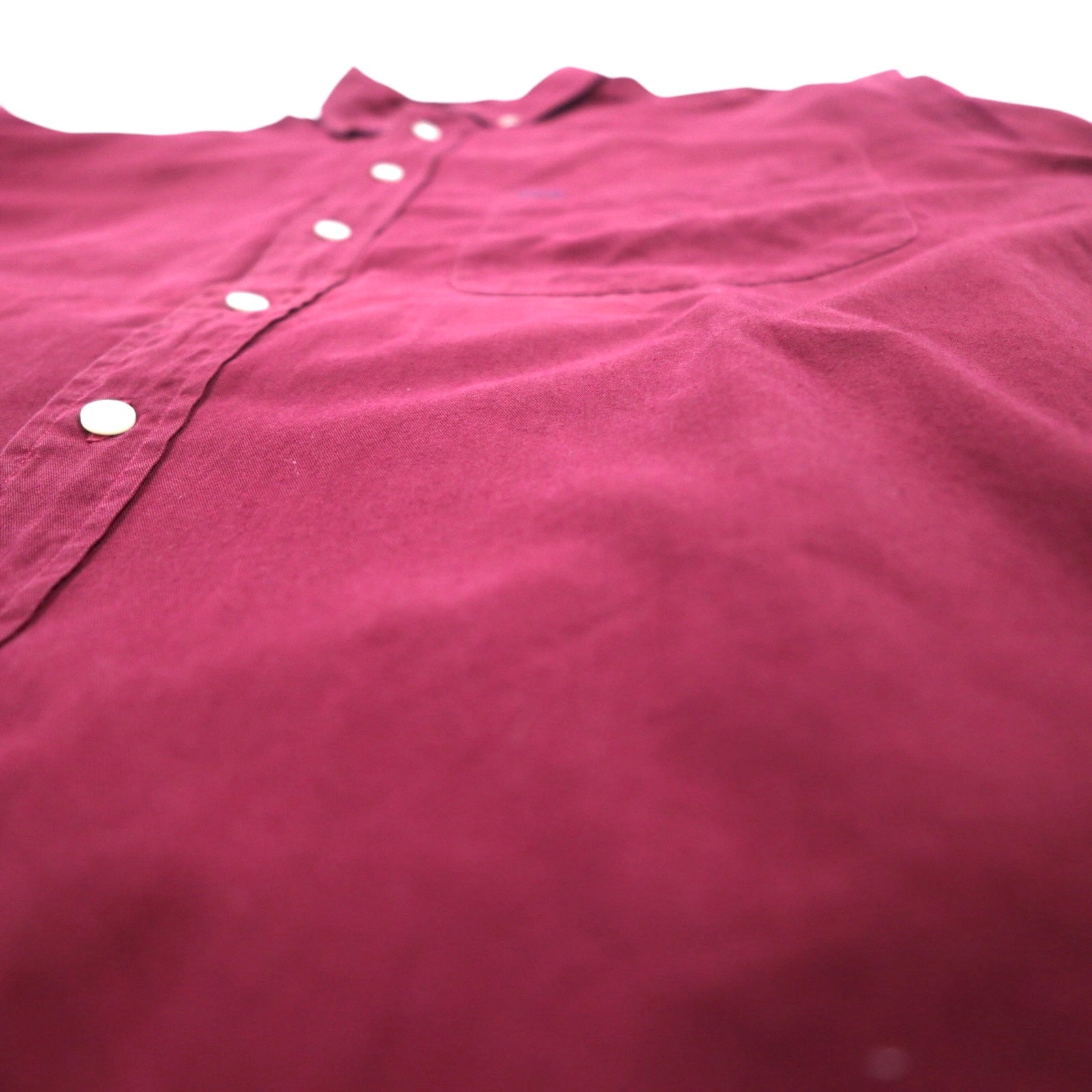 Nautica anni '90 camicia button-down XL bordeaux cotone made in Jamaica