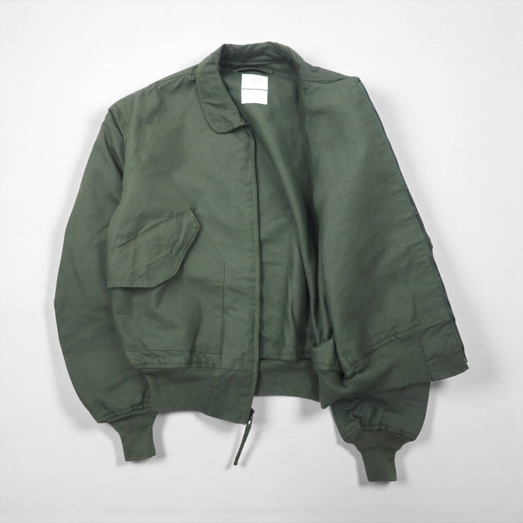 US ARMY CWU-36 P フライトジャケット L カーキ アラミド繊維 難燃 8415-01-608-2983 VALLEY APPAREL