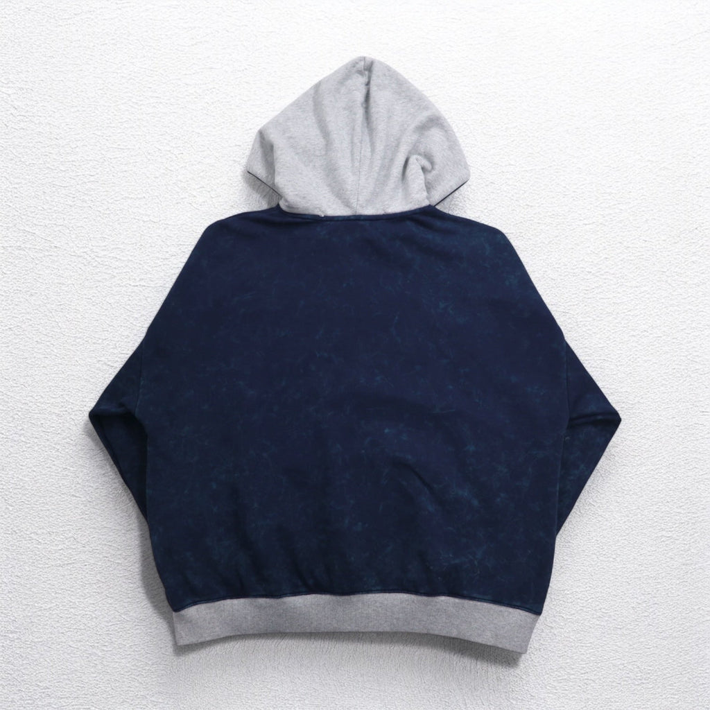 JieDa × FRUIT OF THE LOOM ツートン ヴィンテージ パーカー 2TONE VINTAGE PARKER M ネイビー グレー  後付け 前V Jie-21W-CT05 未使用品