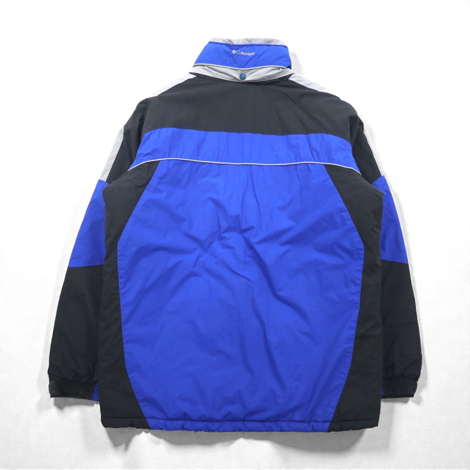 Columbia 中綿 ナイロン マウンテンパーカー ジャケット L フード収納 ビッグサイズ ST5364