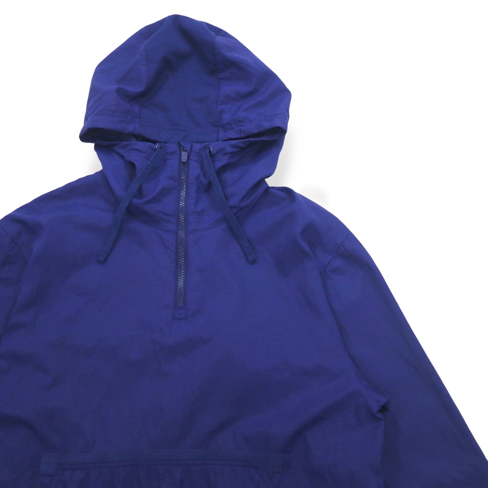 NIKE Giacca a vento con mezza zip M Blu navy logo sulle maniche Swoosh NSW JKT HD WVN PKBL 833867-429