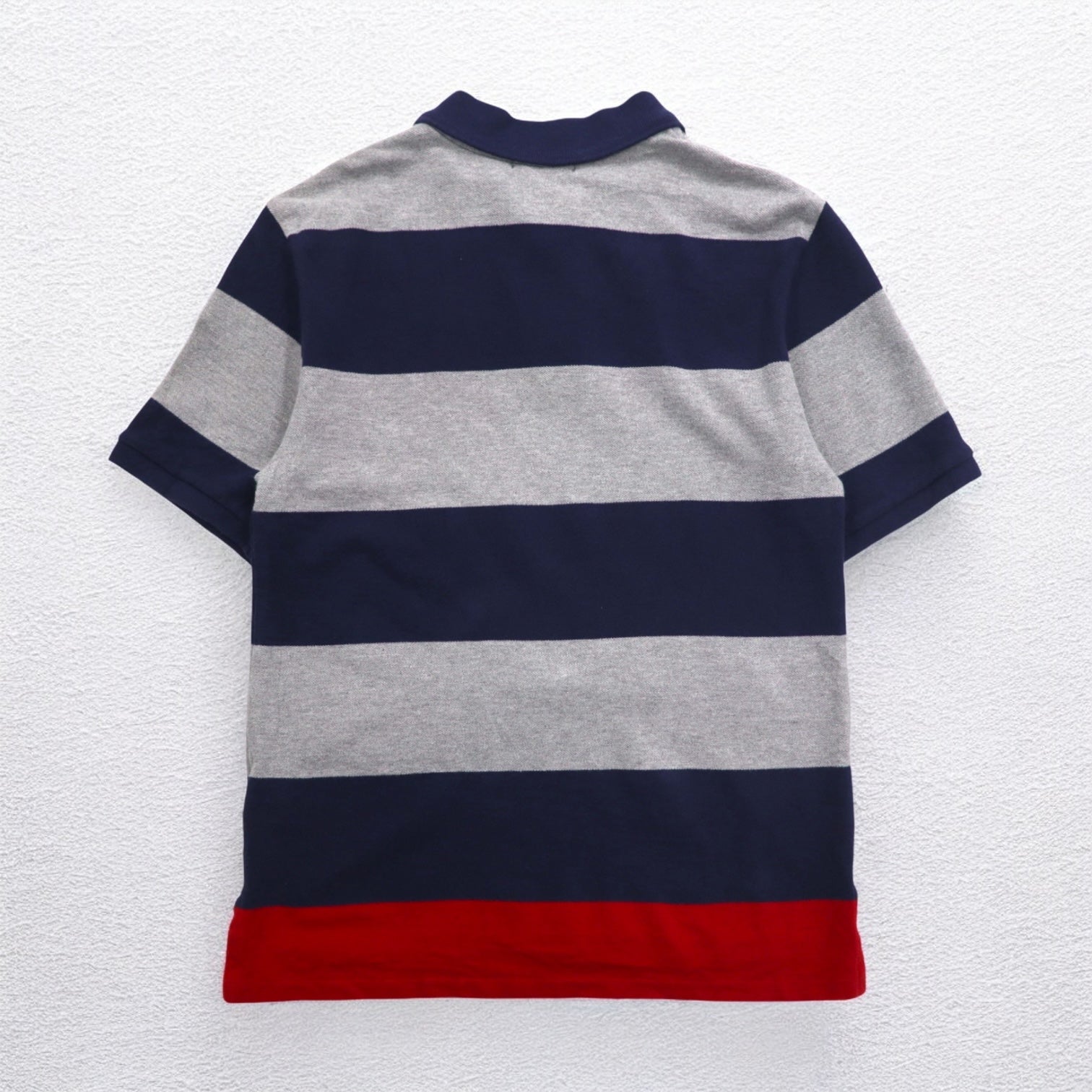 Polo Ralph Lauren Polo a righe L Grigio navy Cotone Piquet Ricamo piccolo pony