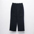 Pantalone classico HAGGAR anni '80 fabbricato negli USA, a due pieghe, con piega centrale, taglia M, grigio, in poliestere e lana.