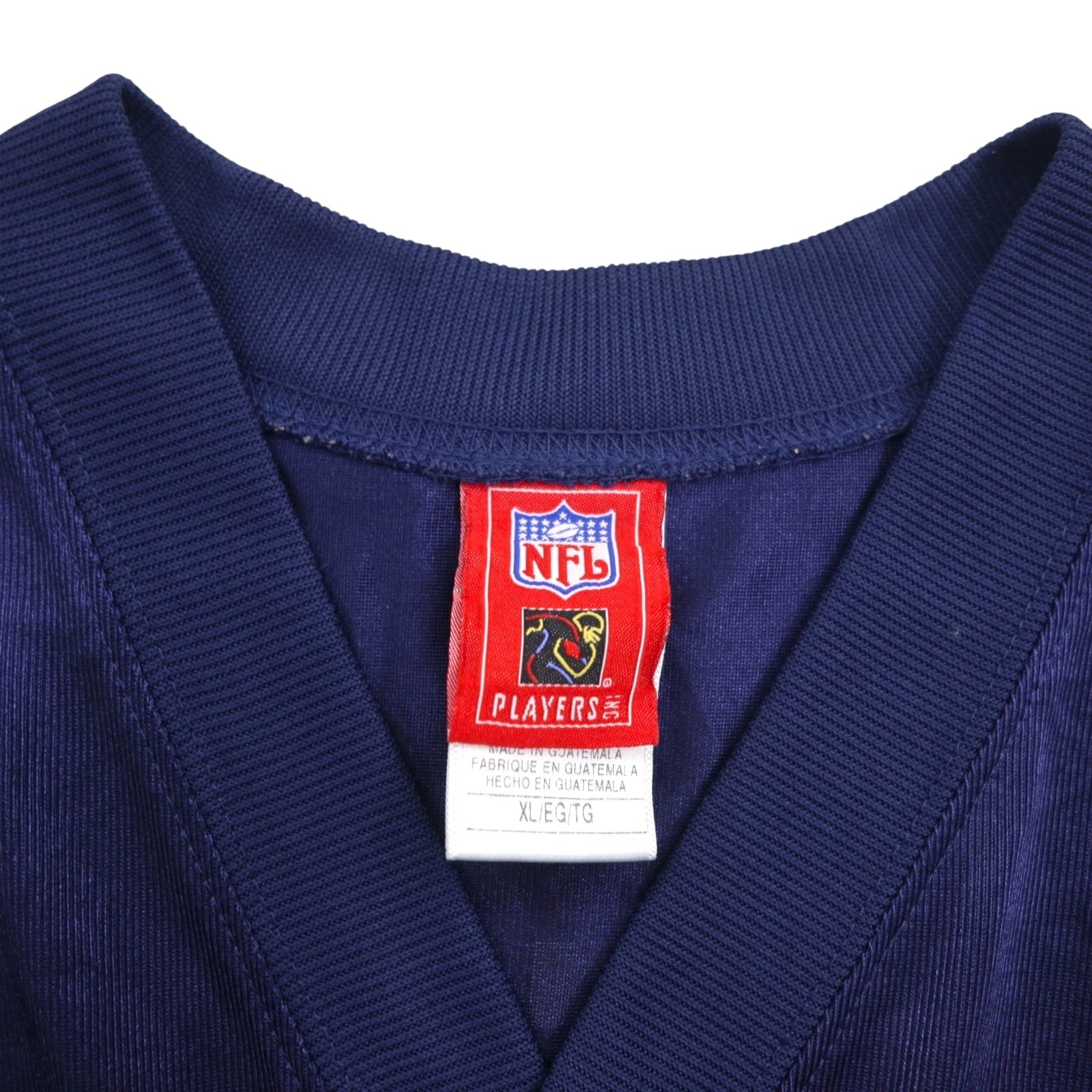 Reebok Maglia da gioco NFL Patriots Football Uniforme XL Navy Rete Nylon Numerazione