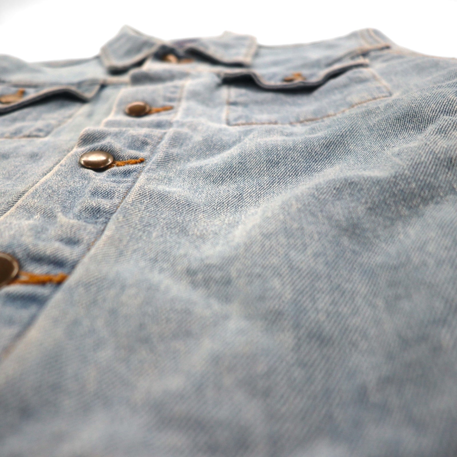 American Apparel USA Denim Jacket G Jean S Indigo Blue Cotton