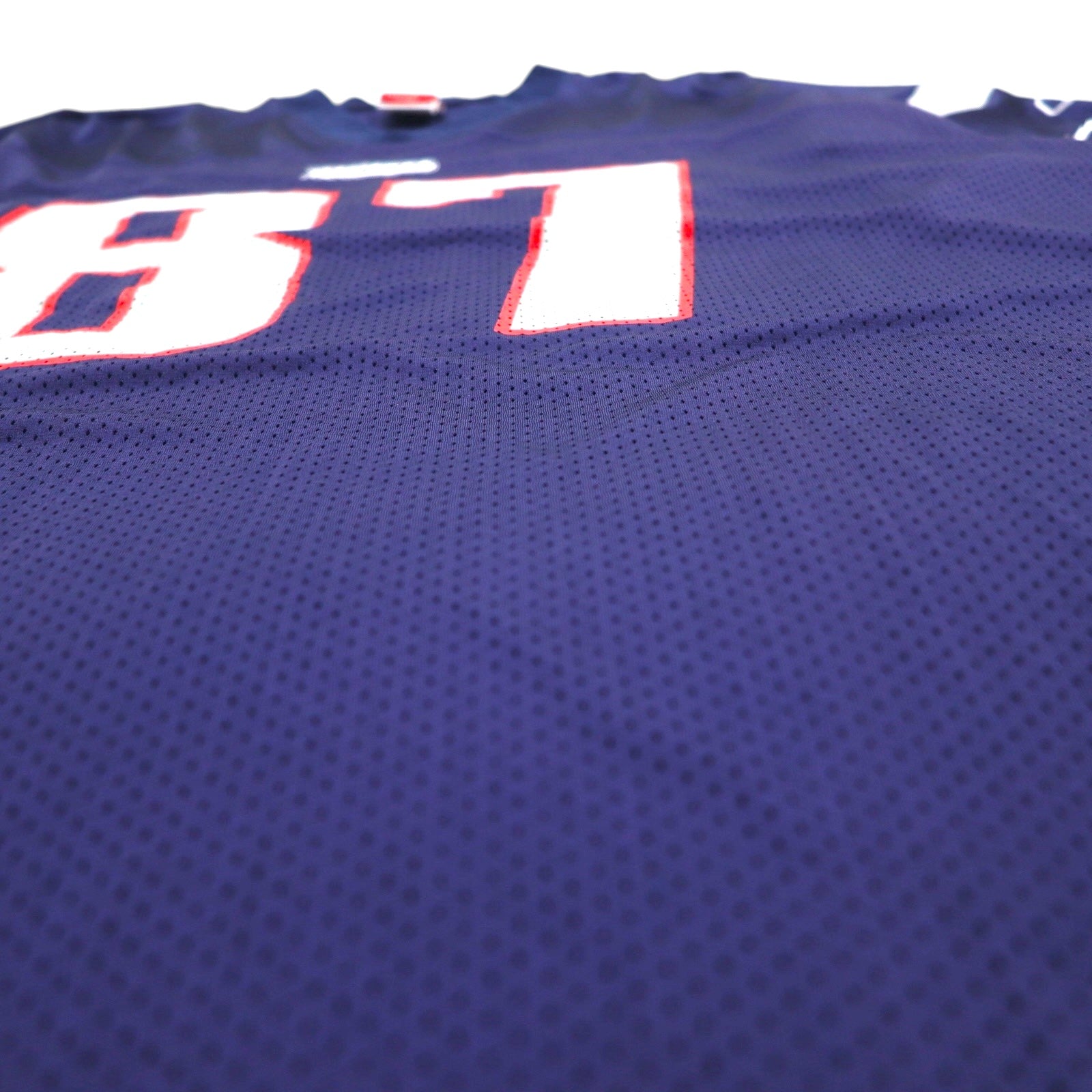 Reebok Maglia da gioco NFL Patriots Football Uniforme XL Navy Rete Nylon Numerazione