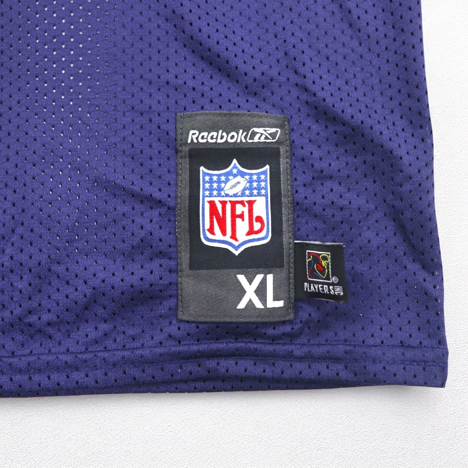 Reebok Maglia da gioco NFL Patriots Football Uniforme XL Navy Rete Nylon Numerazione