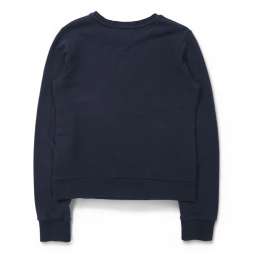 Felpa con stampa A.P.C. XS blu navy cotone V2.0 by touitronic