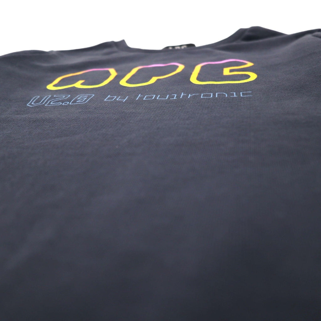 Felpa con stampa A.P.C. XS blu navy cotone V2.0 by touitronic