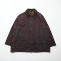 BARBOUR Made in England Beaufort Giacca Oliata 2XL Marrone Cotone Cerato 3 Royal Warrant
