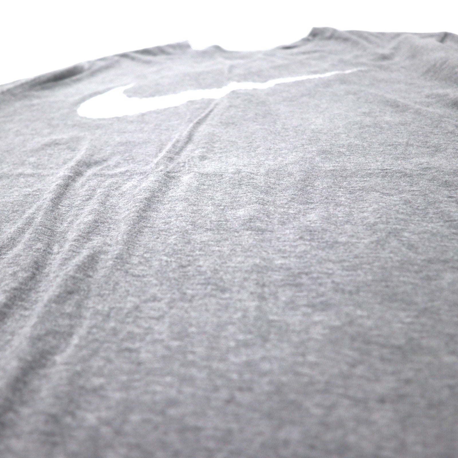T-Shirt Nike con stampa logo Swoosh, taglia XXL, grigio, cotone, taglio atletico, taglia grande, prodotto a El Salvador