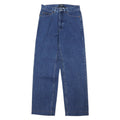 DKNY (Donna Karan New York) USA Made Anni '90 Jeans Taglia 30 Blu Cotone Chiusura a cerniera Patch in pelle Articolo nuovo
