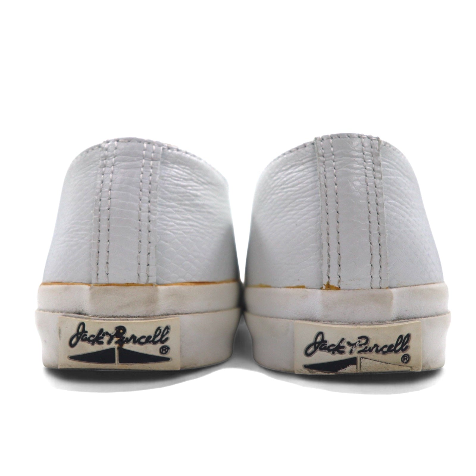 CONVERSE Jack Purcell, pelle goffrata serpente, JACK PURCELL EMBOS SNAKE, sneakers in pelle, 28 cm, bianco, 1CK500