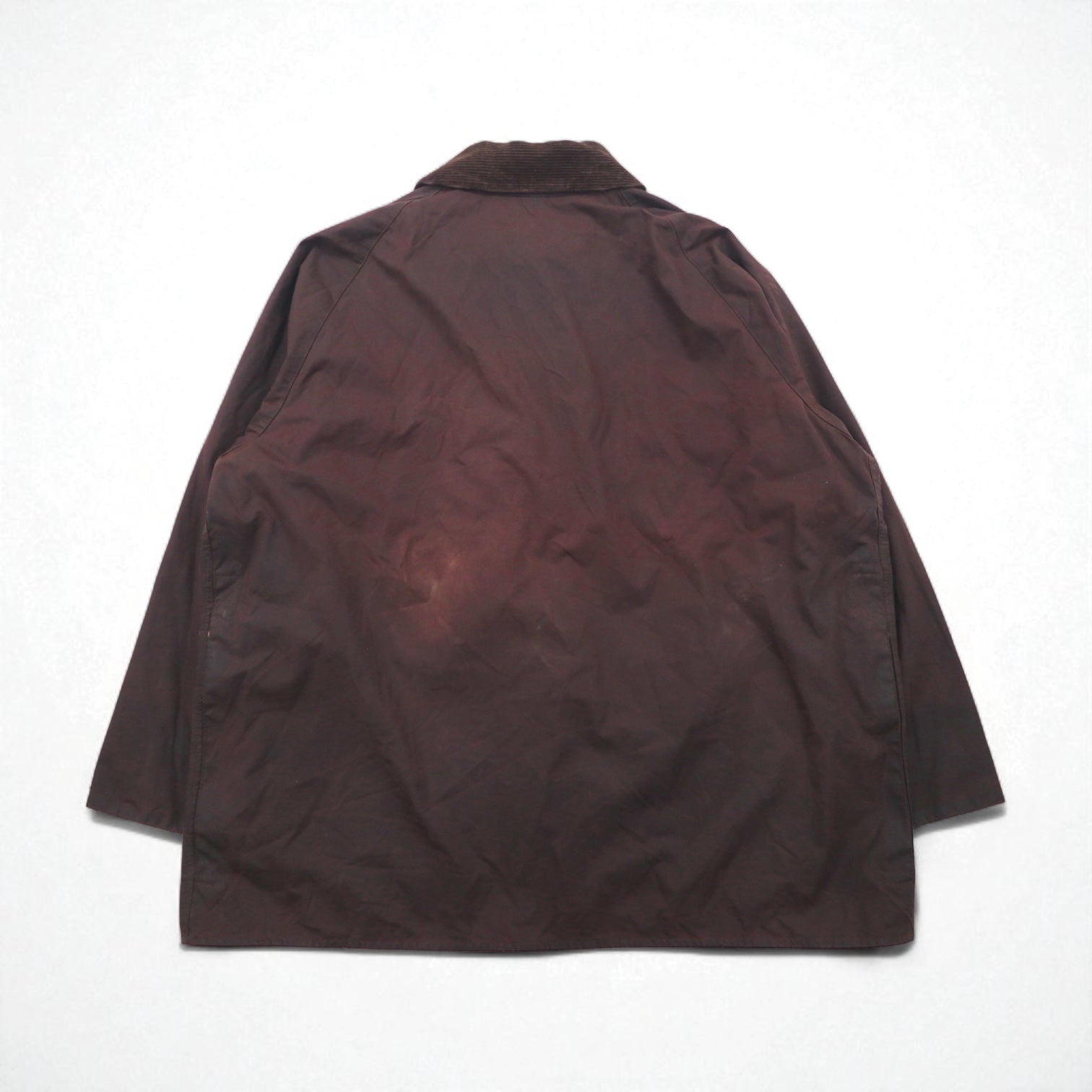 BARBOUR Made in England Beaufort Giacca Oliata 2XL Marrone Cotone Cerato 3 Royal Warrant