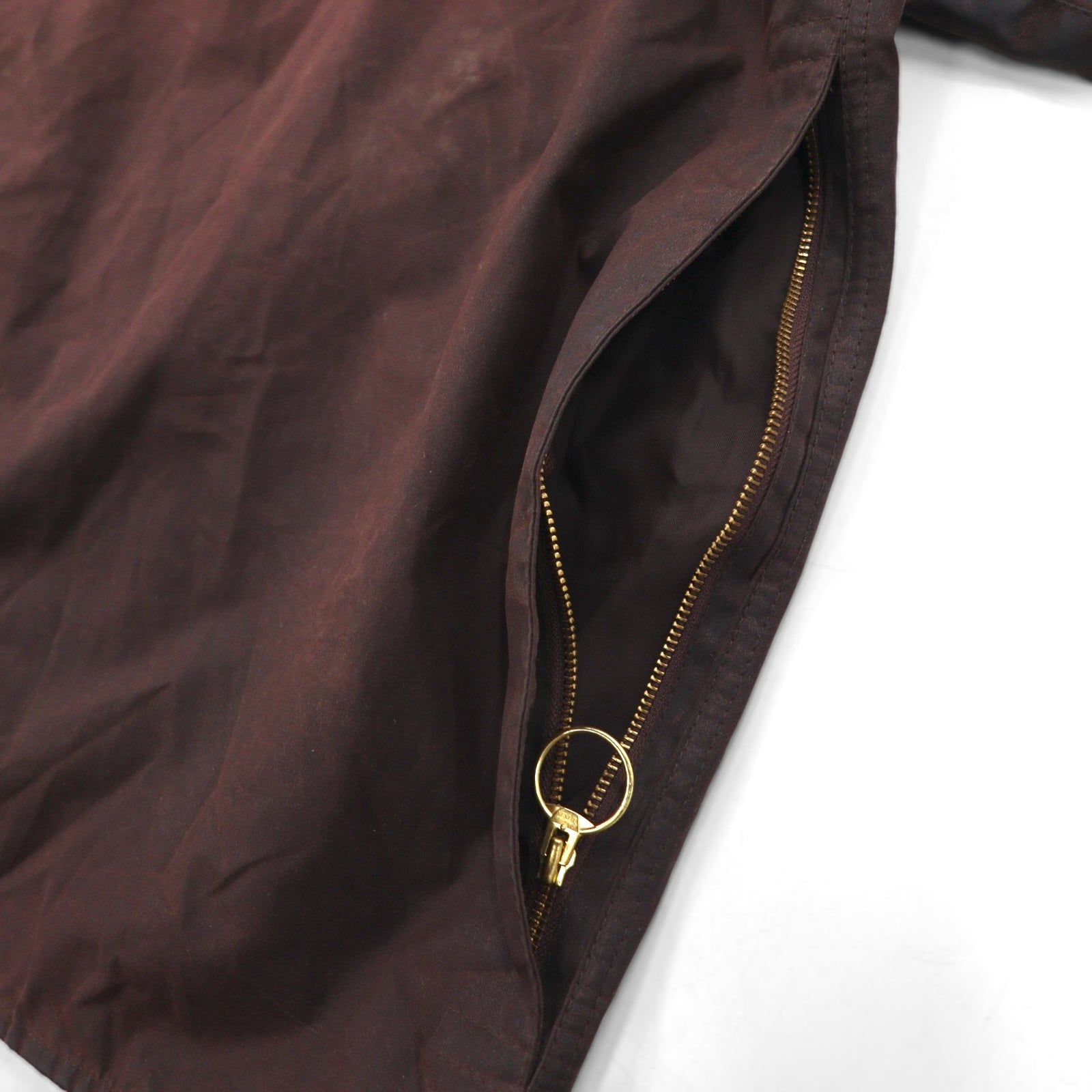BARBOUR Made in England Beaufort Giacca Oliata 2XL Marrone Cotone Cerato 3 Royal Warrant