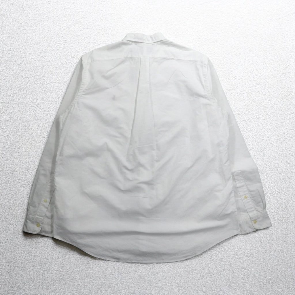 RALPH LAUREN Camicia Oxford button-down 2XL bianca CLASSIC FIT con ricamo piccolo pony