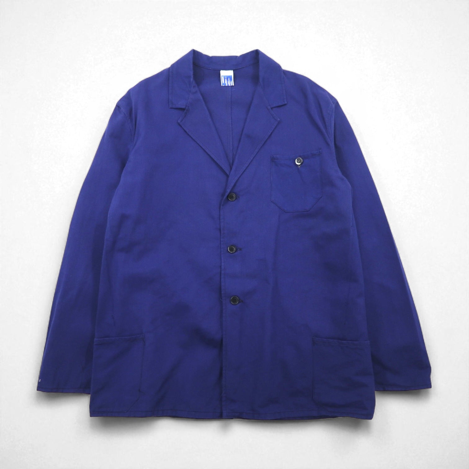 Giacca da lavoro vintage anni '70 Made in Italy FRATELLI MONTI anni '70 Giacca da lavoro europea Salopette XL Blu SANFOR