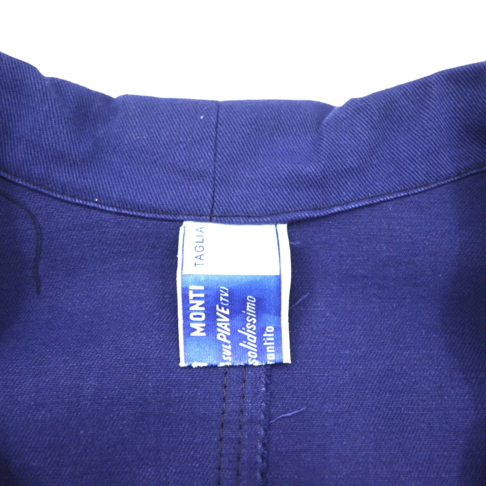 Giacca da lavoro vintage anni '70 Made in Italy FRATELLI MONTI anni '70 Giacca da lavoro europea Salopette XL Blu SANFOR