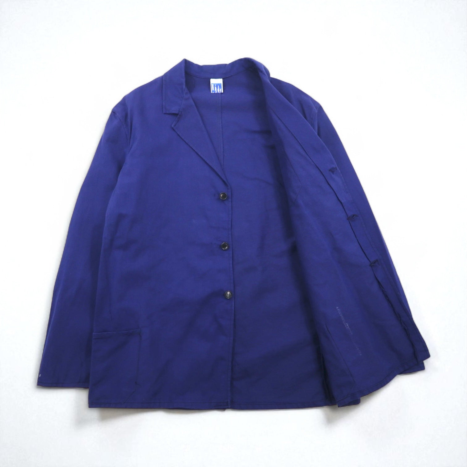Giacca da lavoro vintage anni '70 Made in Italy FRATELLI MONTI anni '70 Giacca da lavoro europea Salopette XL Blu SANFOR