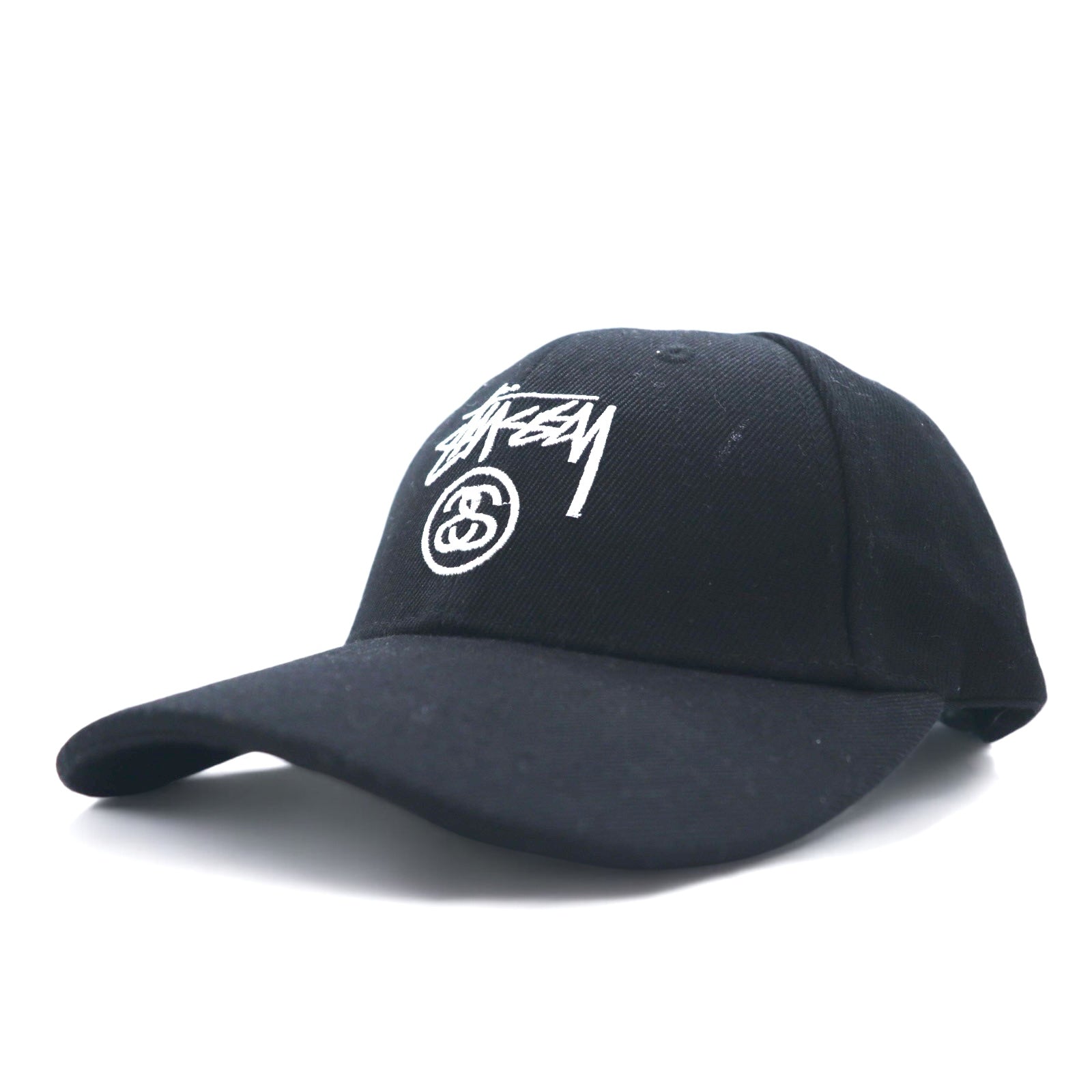 stussy CAPZ cappellino da baseball nero snapback ricamo logo stock logo Chanel
