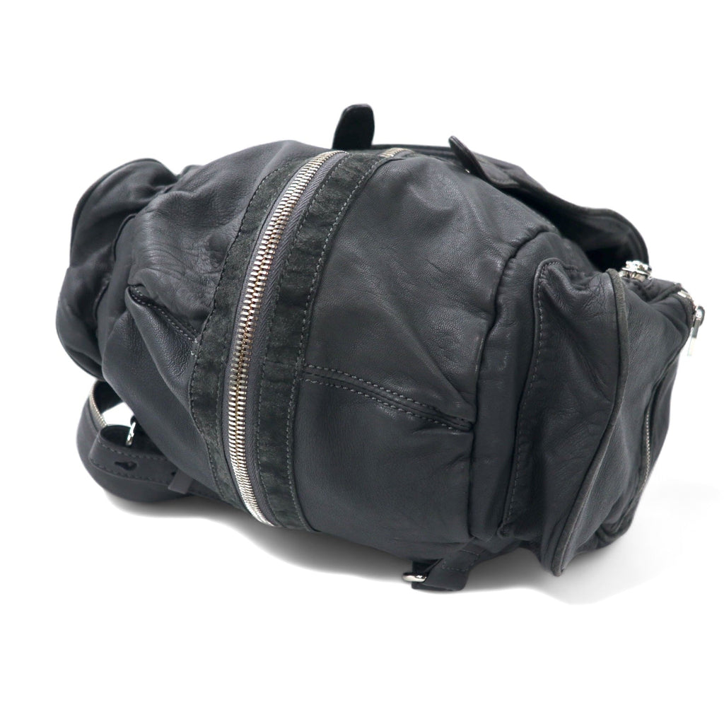 ALEXANDER WANG Borsa a mano/zaino 2WAY in pelle di agnello, grigio, modello MARTI