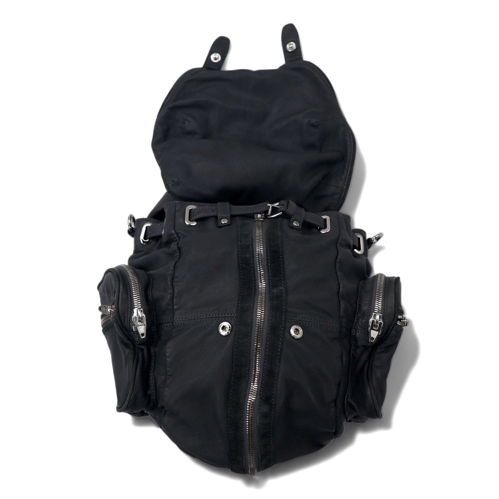 ALEXANDER WANG Borsa a mano/zaino 2WAY in pelle di agnello, grigio, modello MARTI
