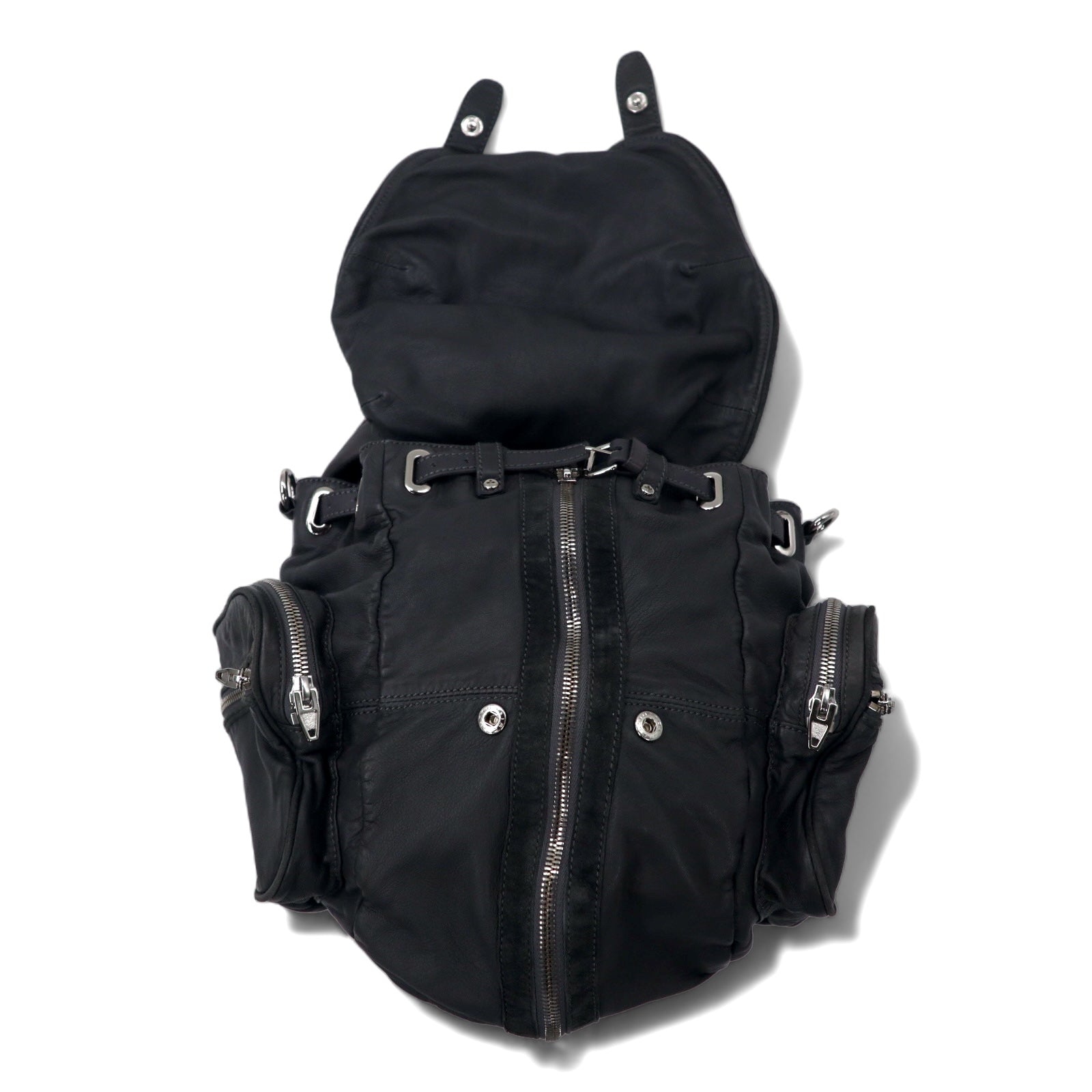 ALEXANDER WANG Borsa a mano/zaino 2WAY in pelle di agnello, grigio, modello MARTI