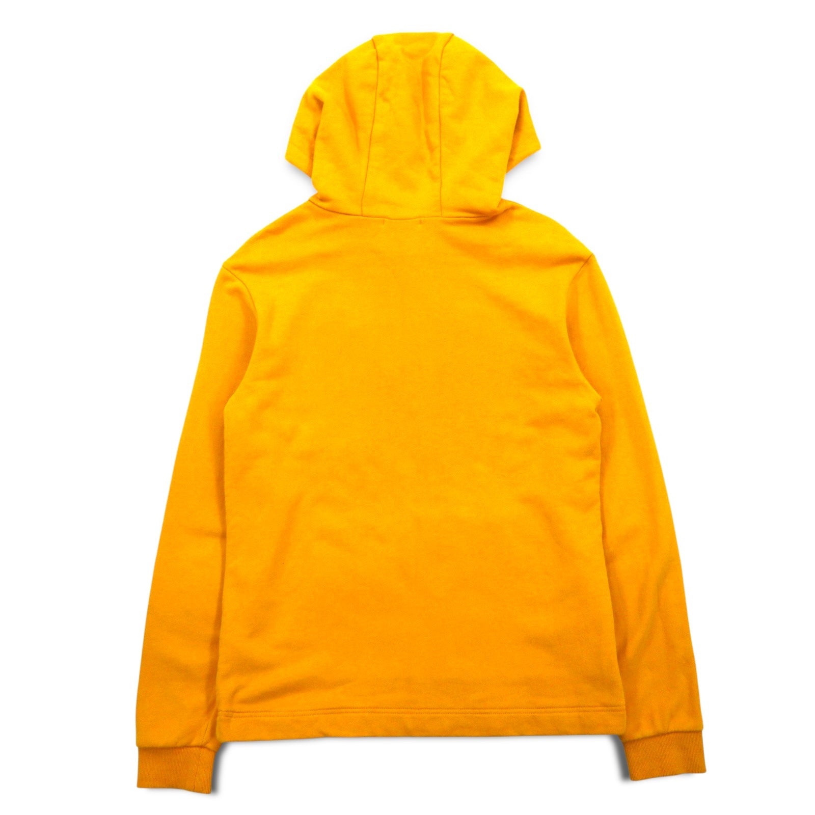 GUESS Felpa con cappuccio pullover con logo a triangolo ricamato M Giallo Cotone MI3K9471