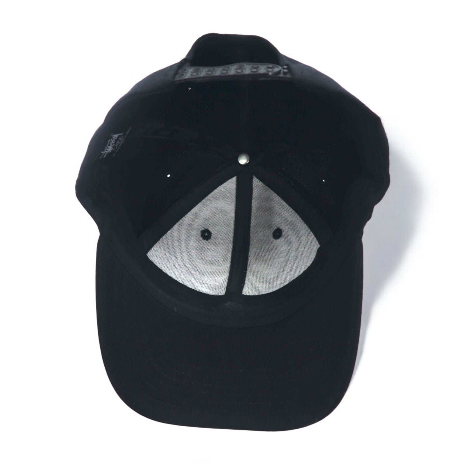 stussy CAPZ cappellino da baseball nero snapback ricamo logo stock logo Chanel