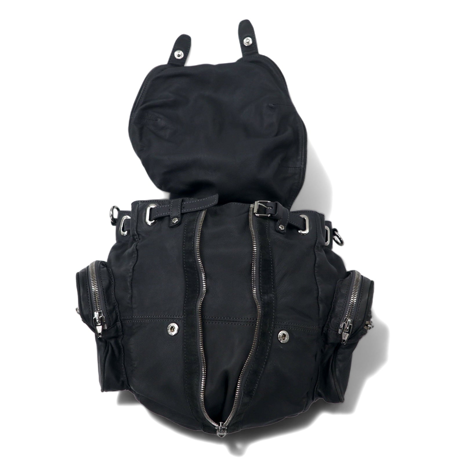 ALEXANDER WANG Borsa a mano/zaino 2WAY in pelle di agnello, grigio, modello MARTI
