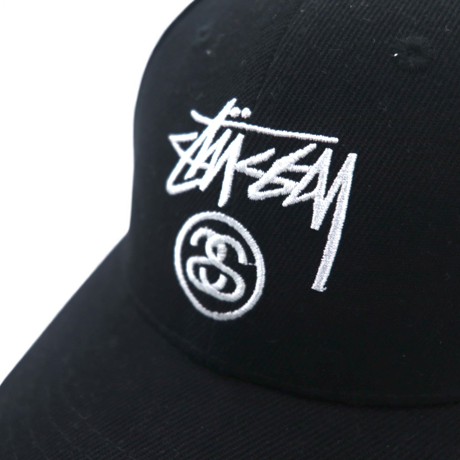 stussy CAPZ cappellino da baseball nero snapback ricamo logo stock logo Chanel
